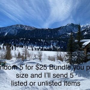 Random 5 items for $25 Bundle Offer